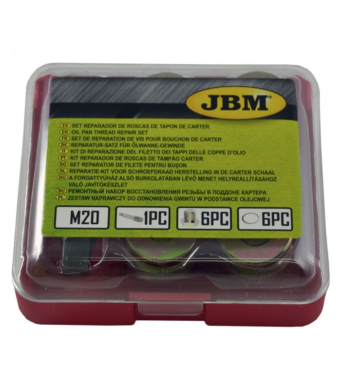 SET REPARADOR DE ROSCAS DE TAPON DE CARTER (M-20)