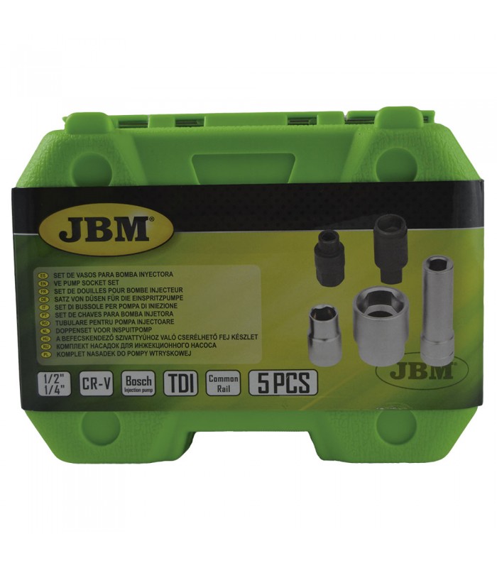 SET DE VASOS PARA BOMBA INYECTORA