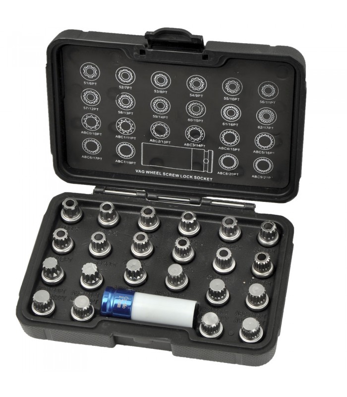 SET EXTRACTOR DE TORNILLOS DE SEGURIDAD PARA VW