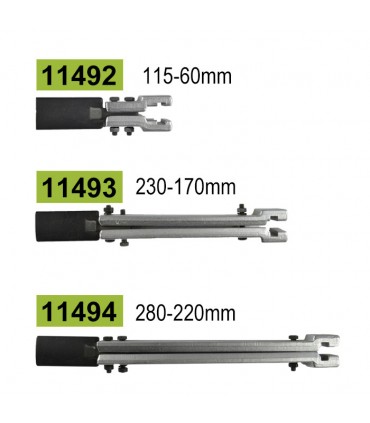 JUEGO DE GARRAS 230MM - 170MM PARA REF. 51122