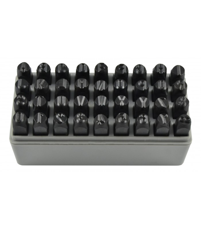 CONJUNTO DE MATRICES LETRAS Y NÚMEROS 8MM