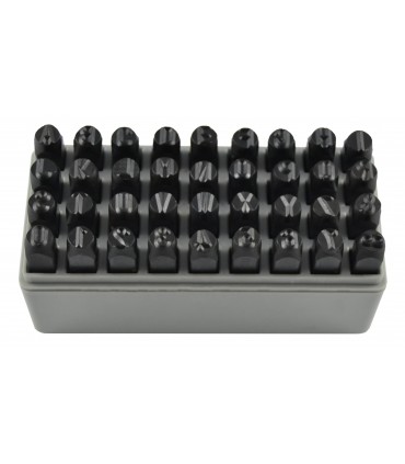 CONJUNTO DE MATRICES LETRAS Y NÚMEROS 8MM