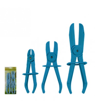 JUEGO DE TRES PINZAS PARA MANGUERAS FLEXIBLES