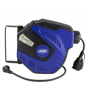 CARRETE DE CABLE ELÉCTRICO 12M - AZUL