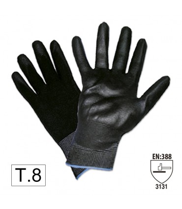 GUANTES CON LA PALMA REFORZADA DE POLIURETANO T.8 MODELO NUEVO