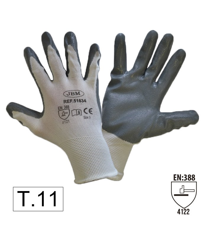 GUANTES CON PALMA REFORZADA DE NITRILO T.11 - MODELO NUEVO