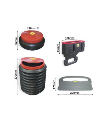 SET ORGANIZADOR DE MALETERO MULTIFUNCIONAL
