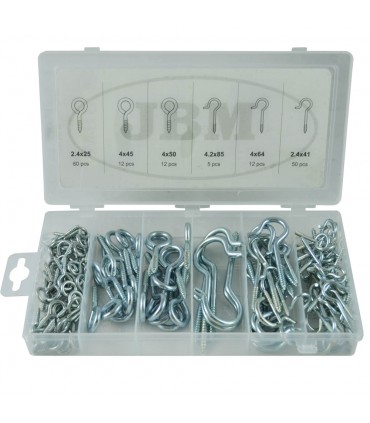 ESTUCHE DE TORNILLOS DE GANCHO