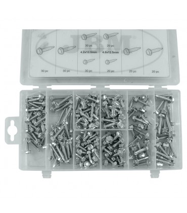 ESTUCHE DE TORNILLOS AUTOROSCANTES (200pcs)