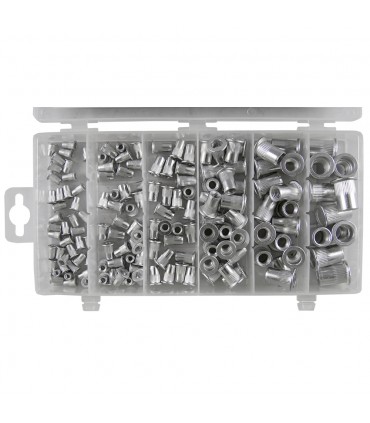 ESTUCHE DE REMACHES TUERCA DE ALUMINIO
