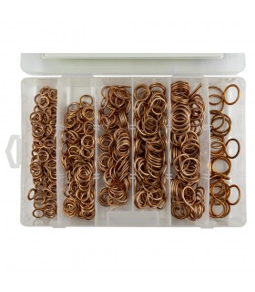 ESTUCHE DE ARANDELAS DE COBRE PARA TAPÓN DE CÁRTER