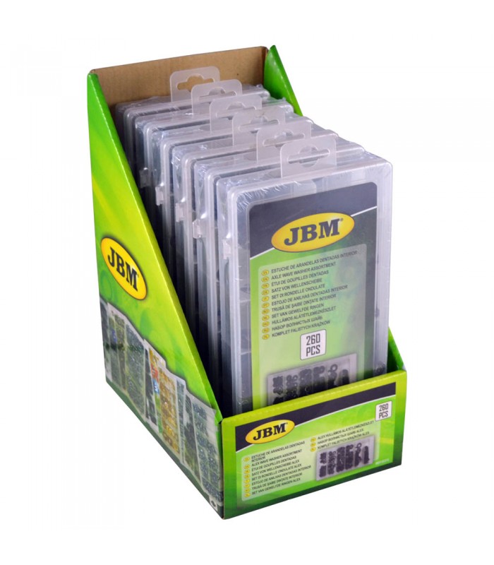 ESTUCHE DE ARANDELAS DENTADAS INTERIOR