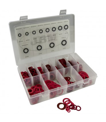 SURTIDO DE ARANDELAS DE FIBRA 600 PIEZAS