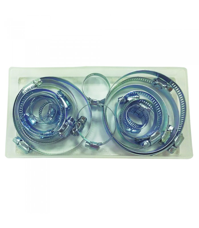 SURTIDO DE ABRAZADERAS DE TUBO 20 PIEZAS