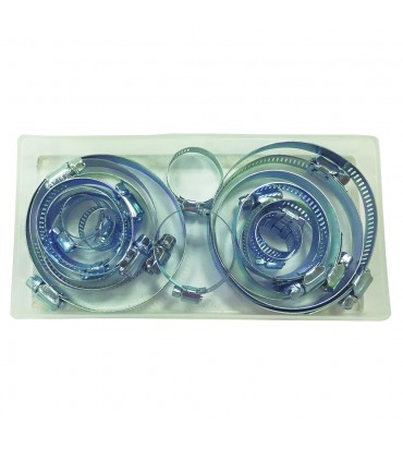 SURTIDO DE ABRAZADERAS DE TUBO 20 PIEZAS