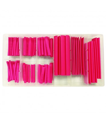 ESTUCHE DE TUBOS TERMORETRÁCTILES ROJOS