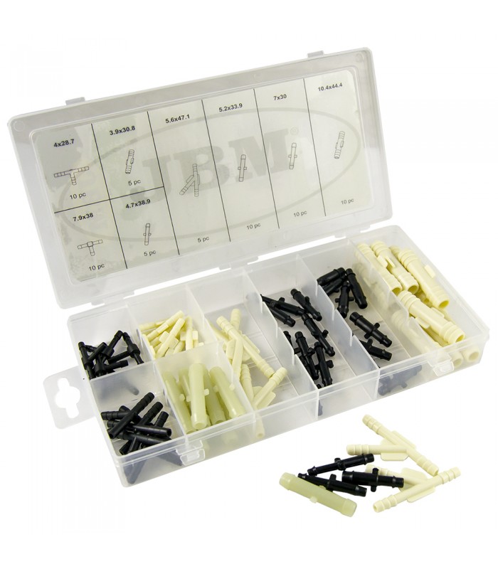 ESTUCHE DE CONECTORES DE MANGUERA 65 PCS