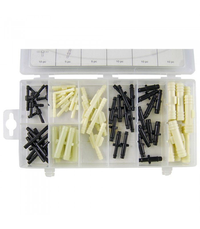 ESTUCHE DE CONECTORES DE MANGUERA 65 PCS
