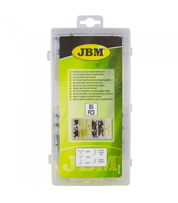 ESTUCHE DE CONECTORES DE MANGUERA 65 PCS