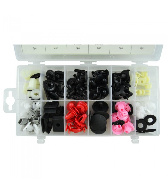 ESTUCHE DE CLIPS PLASTICOS TOYOTA/LEXUS 89 PCS