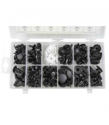 ESTUCHE DE CLIPS PLASTICOS NISSAN 139 PCS