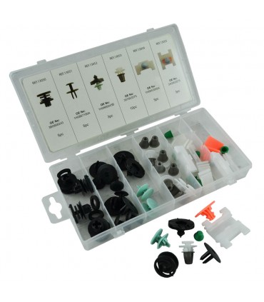 ESTUCHE DE CLIPS PLASTICOS AUDI 31 PCS