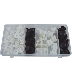 ESTUCHE DE CLIPS PLASTICOS MERCEDES-BENZ 95 PCS