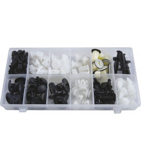 ESTUCHE DE CLIPS PLASTICOS MITSUBISHI 132 PCS