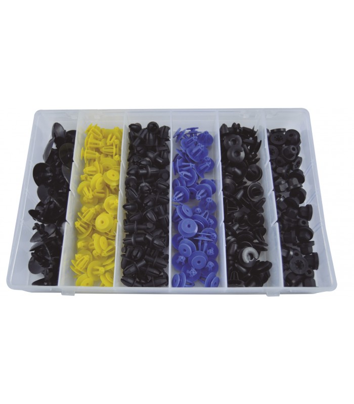 ESTUCHE DE CLIPS PLASTICOS VAUXHALL/OPEL 300 PCS