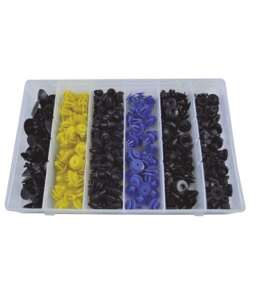 ESTUCHE DE CLIPS PLASTICOS VAUXHALL/OPEL 300 PCS