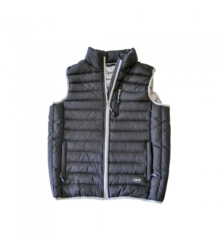 CHALECO GRIS-NEGRO T.L