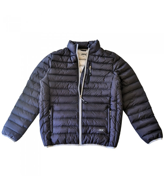 CHAQUETA GRIS-NEGRA T.M