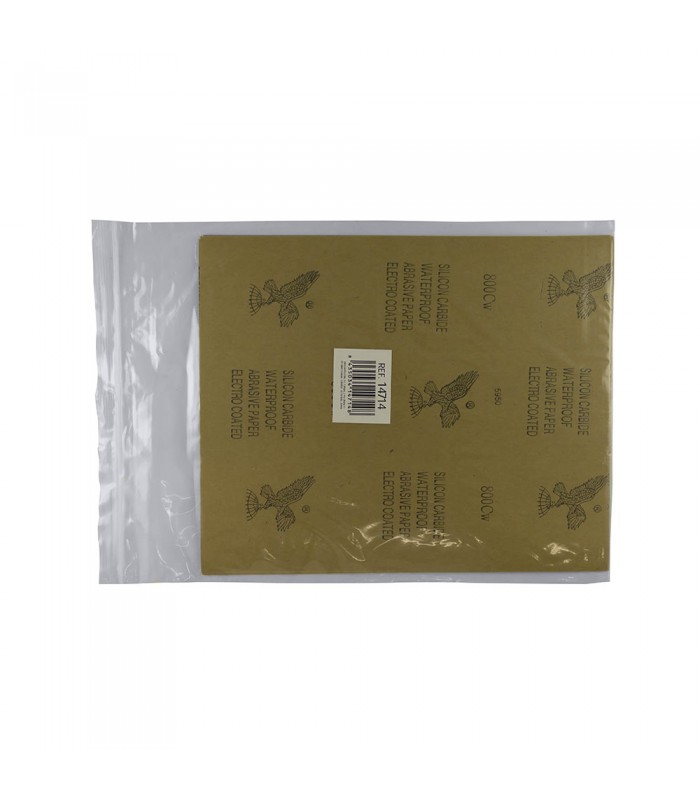BOLSA DE 10 PAPELES DE LIJA - GRANO 800