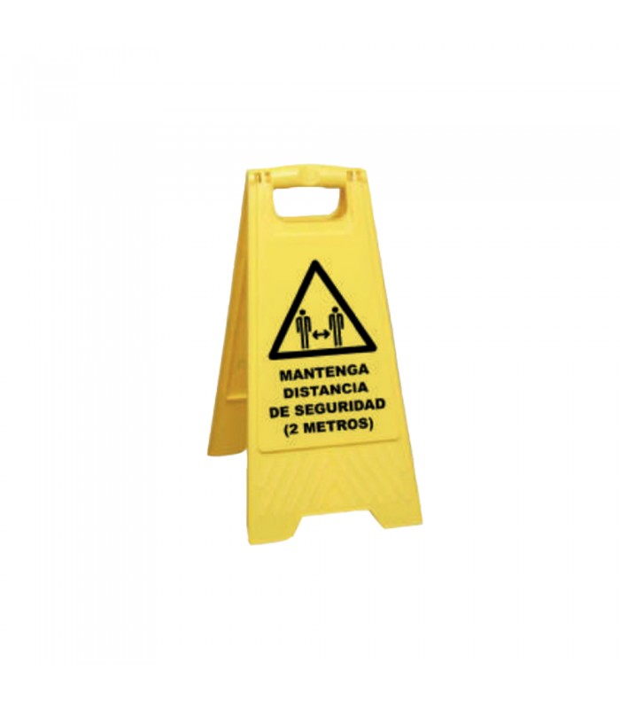 CABALLETE DE ADVERTENCIA - DISTANCIA DE SEGURIDAD