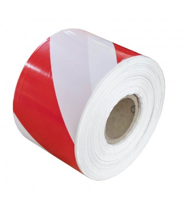 CINTA DE BALIZAMIENTO BLANCA  / ROJA - 200M