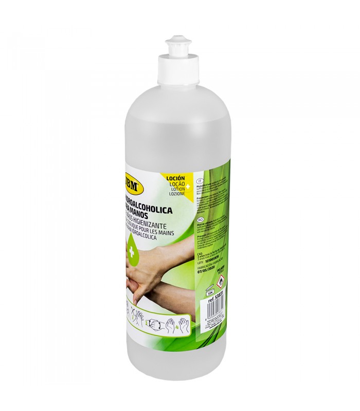 LOCIÓN HIDROALCOHÓLICA MANOS 1L