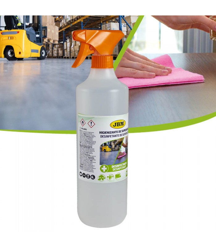 LIQUIDO DESINFECTANTE DE SUPERFICIES 1L PULVERIZADOR