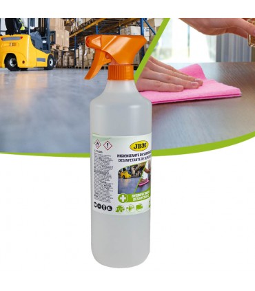 LIQUIDO DESINFECTANTE DE SUPERFICIES 1L PULVERIZADOR