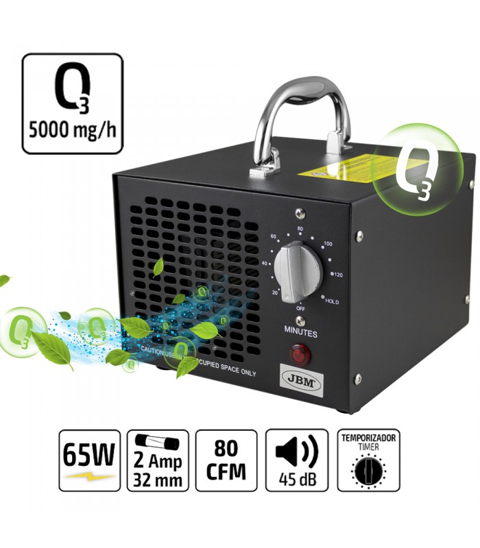 GENERADOR DE OZONO PORTÁTIL 5000 MG/H (220V)