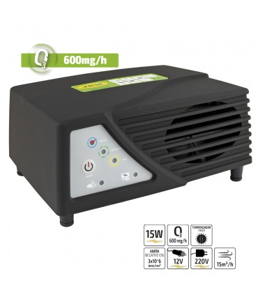 GENERADOR DE OZONO PORTÁTIL 600 MG/H (12V/220V)