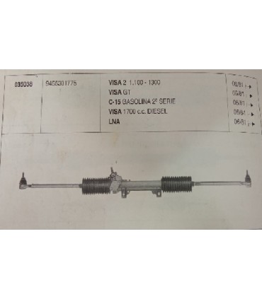 CREMALLERA DIRECCION CITROEN C-15