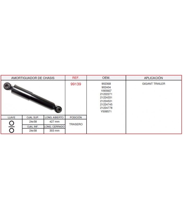 AMORTIGUADOR PLATAFORMA ROR