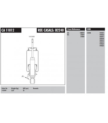FUELLE SUSPENSION BPW 36" PLASTICO COMPLETO