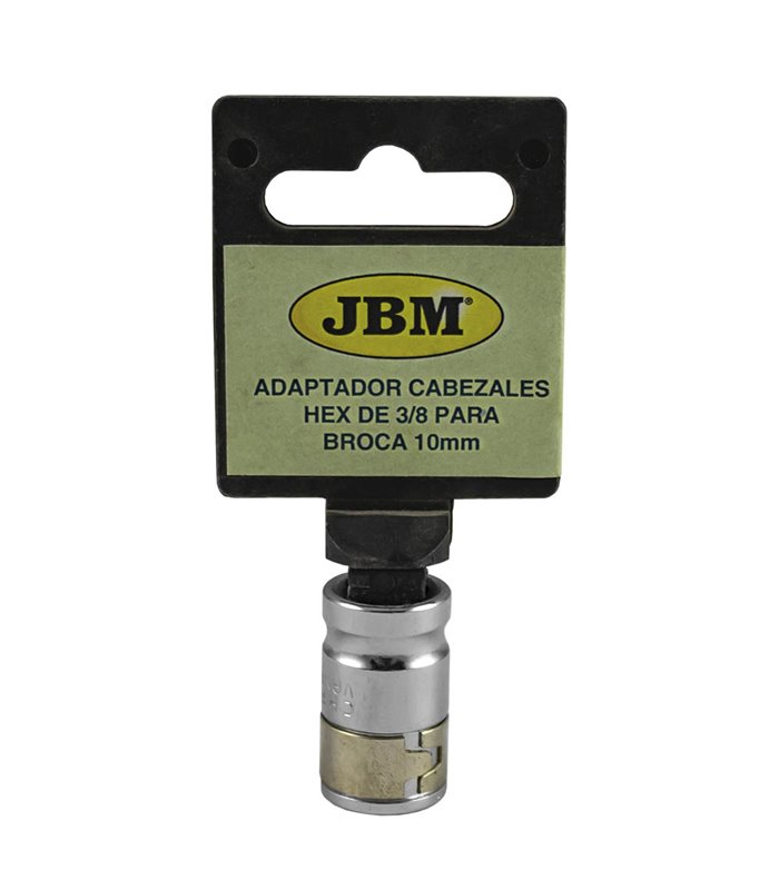    Adaptador de cabezales hexagonal de 3/8". Para brocas de 10mm.                                 