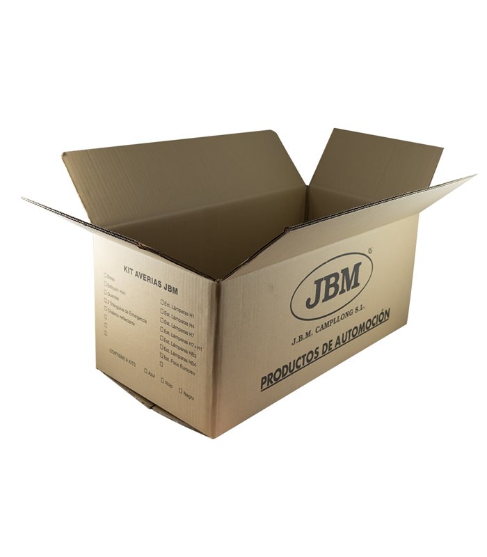 CAJA DE CARTON PARA KIT DE EMERGENCIA