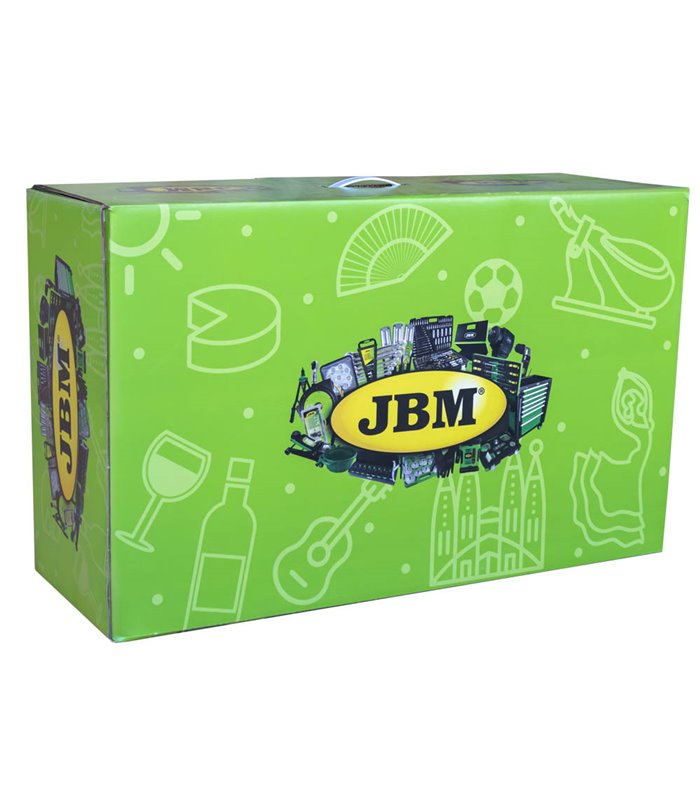 CAJA DE CARTON VERDE PROMO NAVIDAD