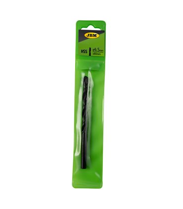 BROCA HELICOIDAL HSS 4241 NEGRO 4.5X80MM