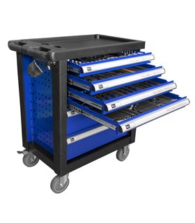 CARRO DE HERRAMIENTAS 6 CAJONES AZUL