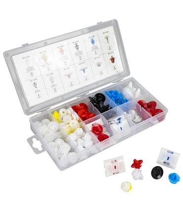 ESTUCHE DE CLIPS RENAULT DACIA 90 PCS PARA MOLDURA