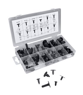 ESTUCHE DE CLIPS PEUGEOT/CITROËN 110 PCS PARA TAPICERÍA